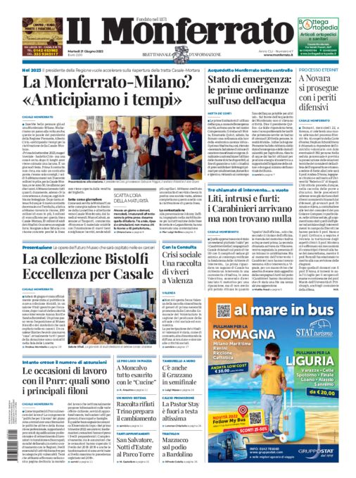 Il Monferrato - Edizione 47 del 21/06/2022